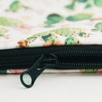 Cosmetic Bags for Women Small Cute Lovely Succulent Cactus Makeup Bag for Purse Travel Toiletry Bag Accessories Organizer Zipper