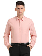 Turtle Men 100% Cotton Regular Fit Solid Full Sleeve Formal Shirt Maroon