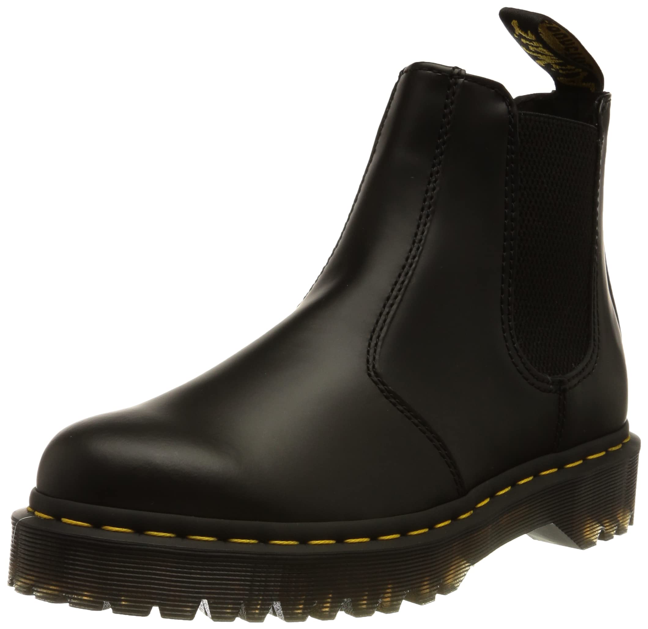 Dr Martens, Unisex 2976 Bex chelsea Boots, Black Smooth, 12 US Women11 US Men