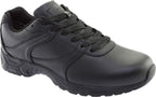Genuine Grip 130-7M Womens Slip-Resistant Leather Work Shoe  Black - Size 7