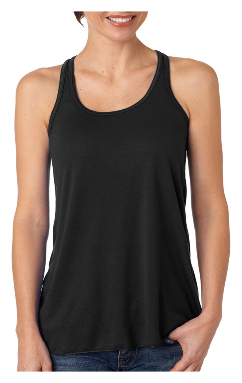 Ladies Flowy Racerback Tank - ATHLETIc HEATHER - S(D0102H78g16)