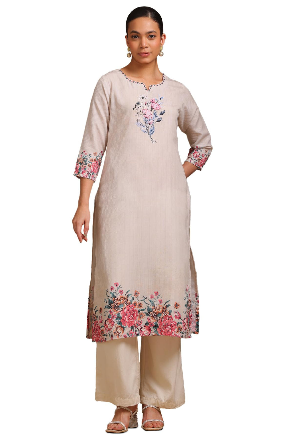 Soch Women Rayon Regular Kurta (
