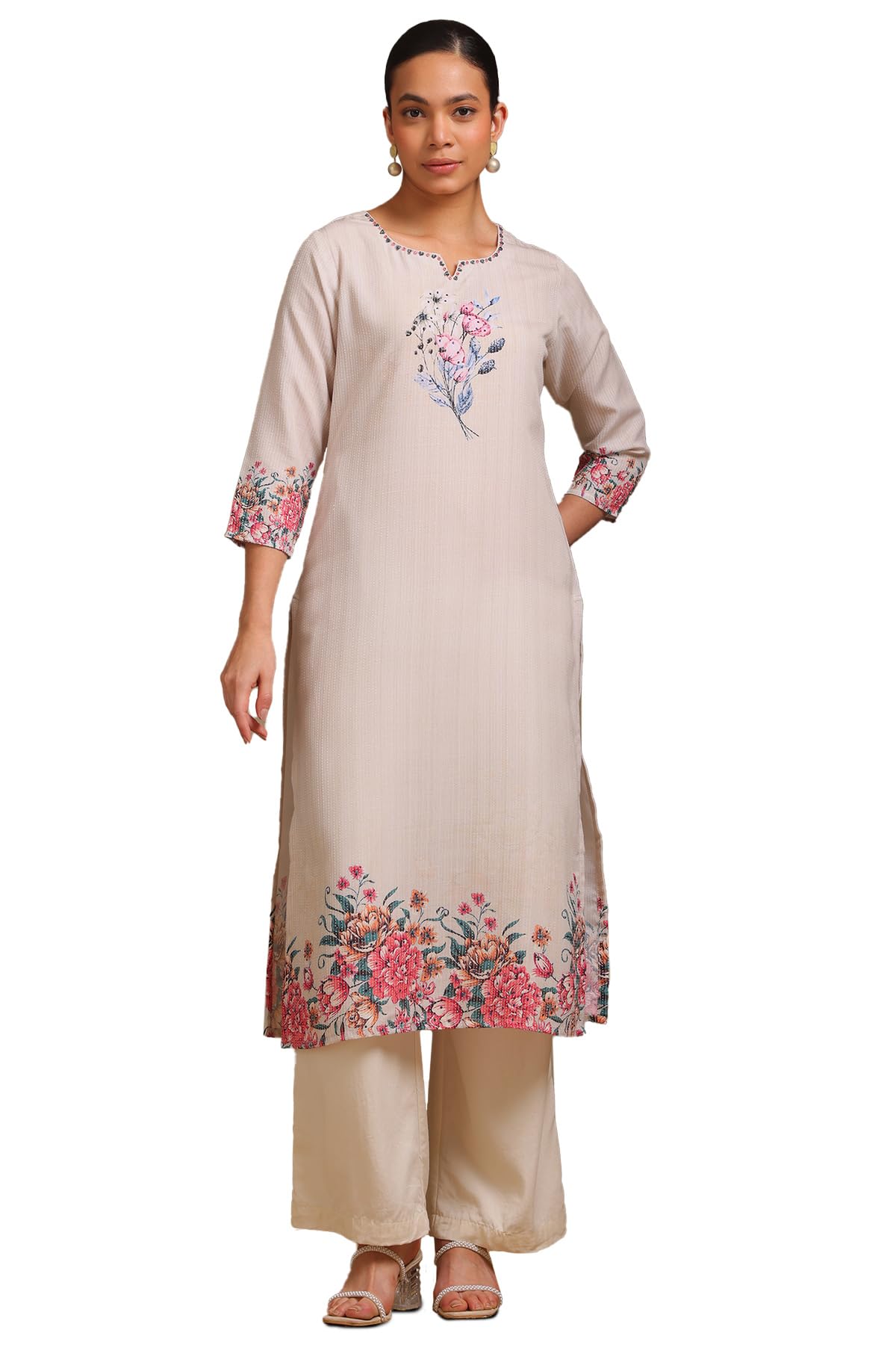 Soch Women Rayon Regular Kurta (