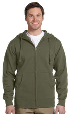 Mens OrganicRecycled Full-Zip Hooded Sweatshirt - BLAcK - 2XL(D0102H7Zgg8)