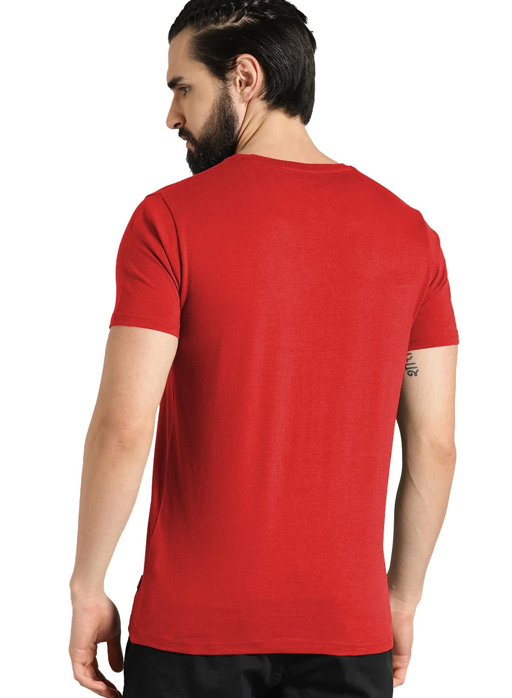 Adro Die With Memories Not With Dreams Mens Printed T-Shirt (Xl, Red)