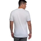Bamboo Crew Tee - White by Cariloha for Men - 1 Pc T-Shirt (M)