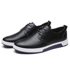 ZZHAP Men's Casual Oxford Shoes Breathable Flat Fashion Sneakers 02Black US 10