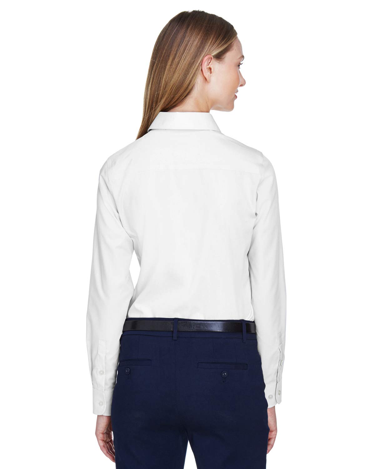 Ladies crown Woven collectionSolid Broadcloth - WHITE - 4XL(D0102H7Y54J)