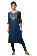 Aurelia WomenS Solid Zari Embriodery Straight Kurta | Lightweight Round Neck Kurta For Women | Solid Kurta For Women | Beautiful