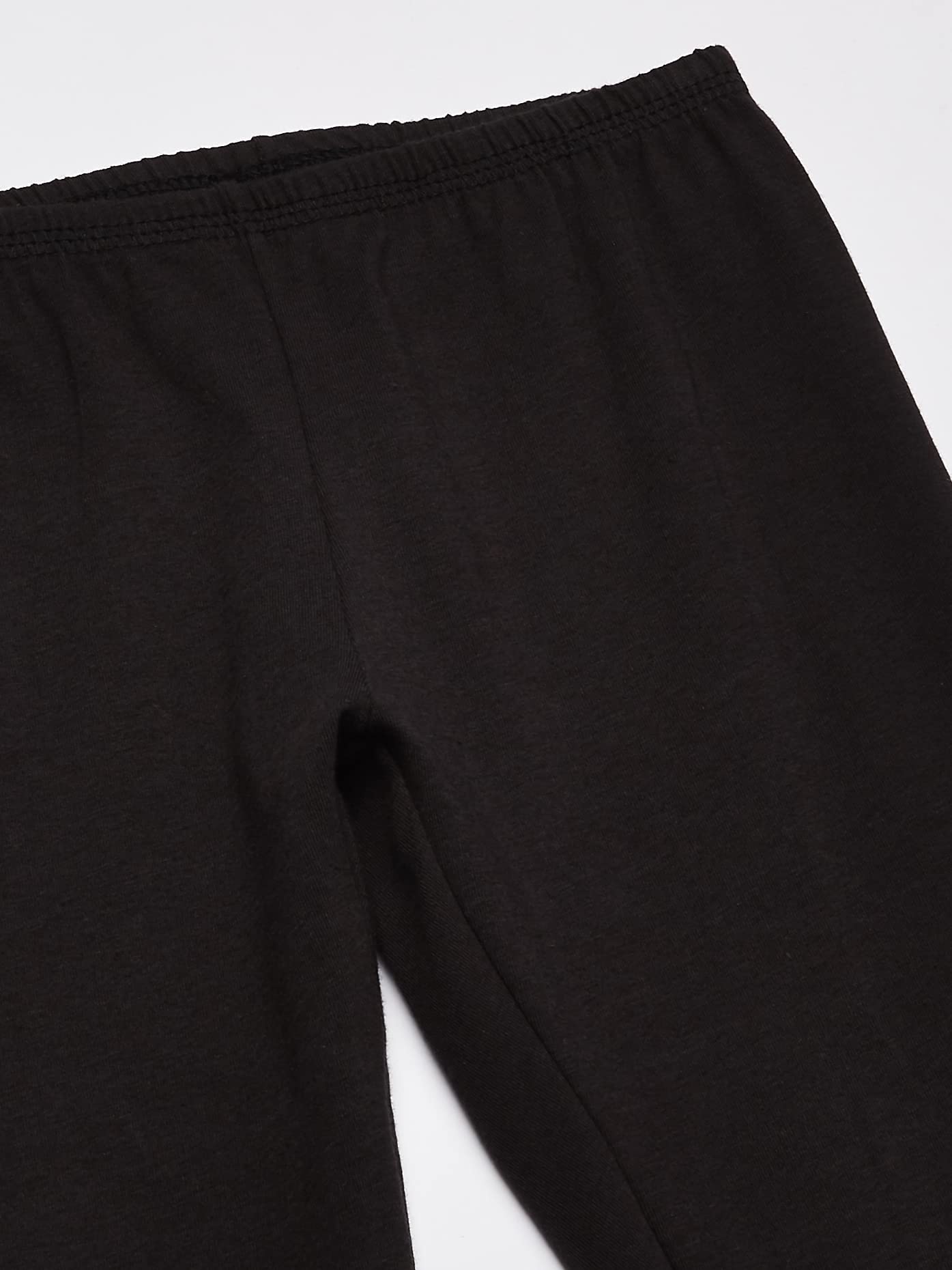 Hanes Little Girls' Leggings (Pack of 3), Ebony, Medium