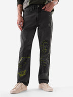 The Souled Store Hulk: Smash Men and Boys Grey Straight Fit Jeans