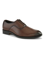 Stanphord Mens Oxford Formal Shoes | Round Toe LaceUp Shoes | Lightweight Breathable Comfortable Shoes for Office, Business TPS 6