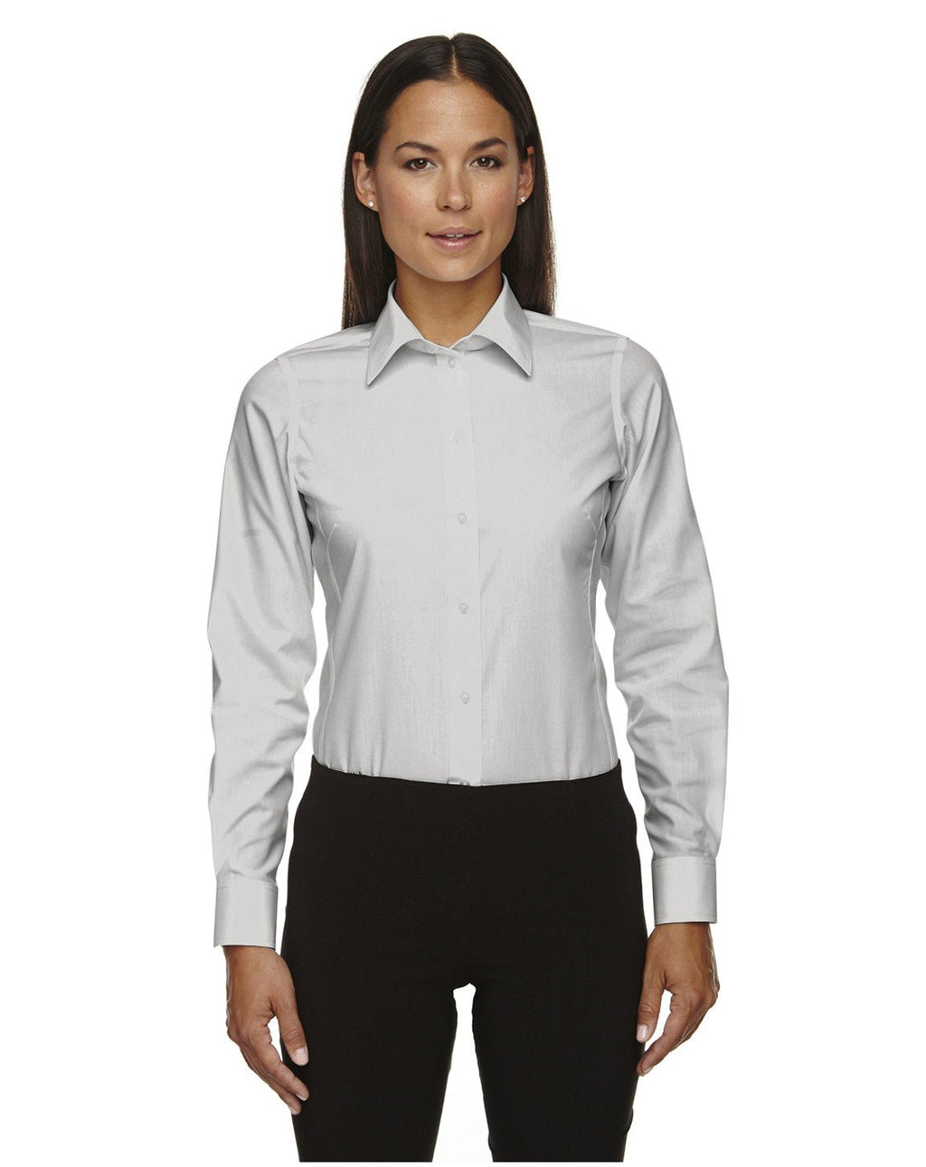 Ladies crown Woven collectionSolid Broadcloth - WHITE - 4XL(D0102H7Y588)