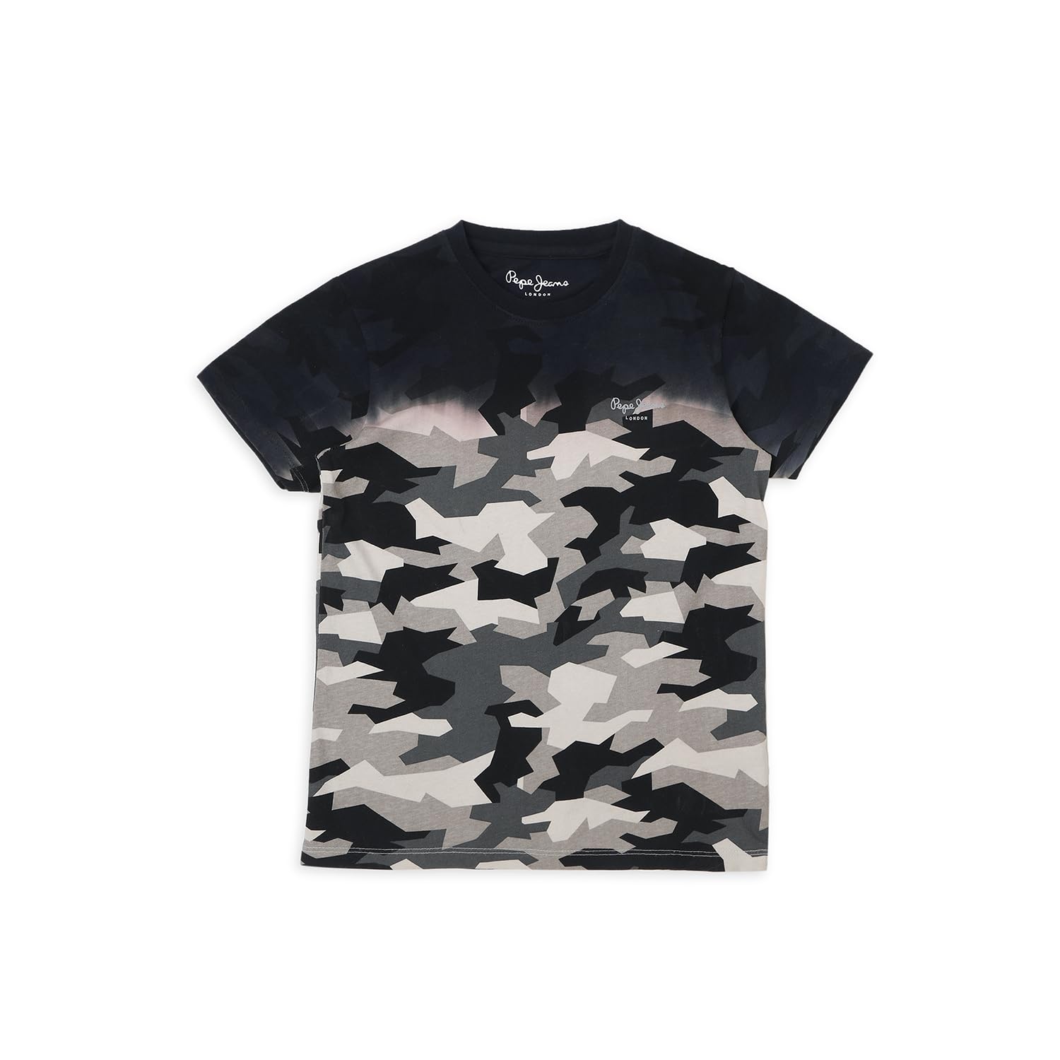 Pepe Jeans BoyS Regular Fit T-Shirt (Pb503820_Grey_Multi