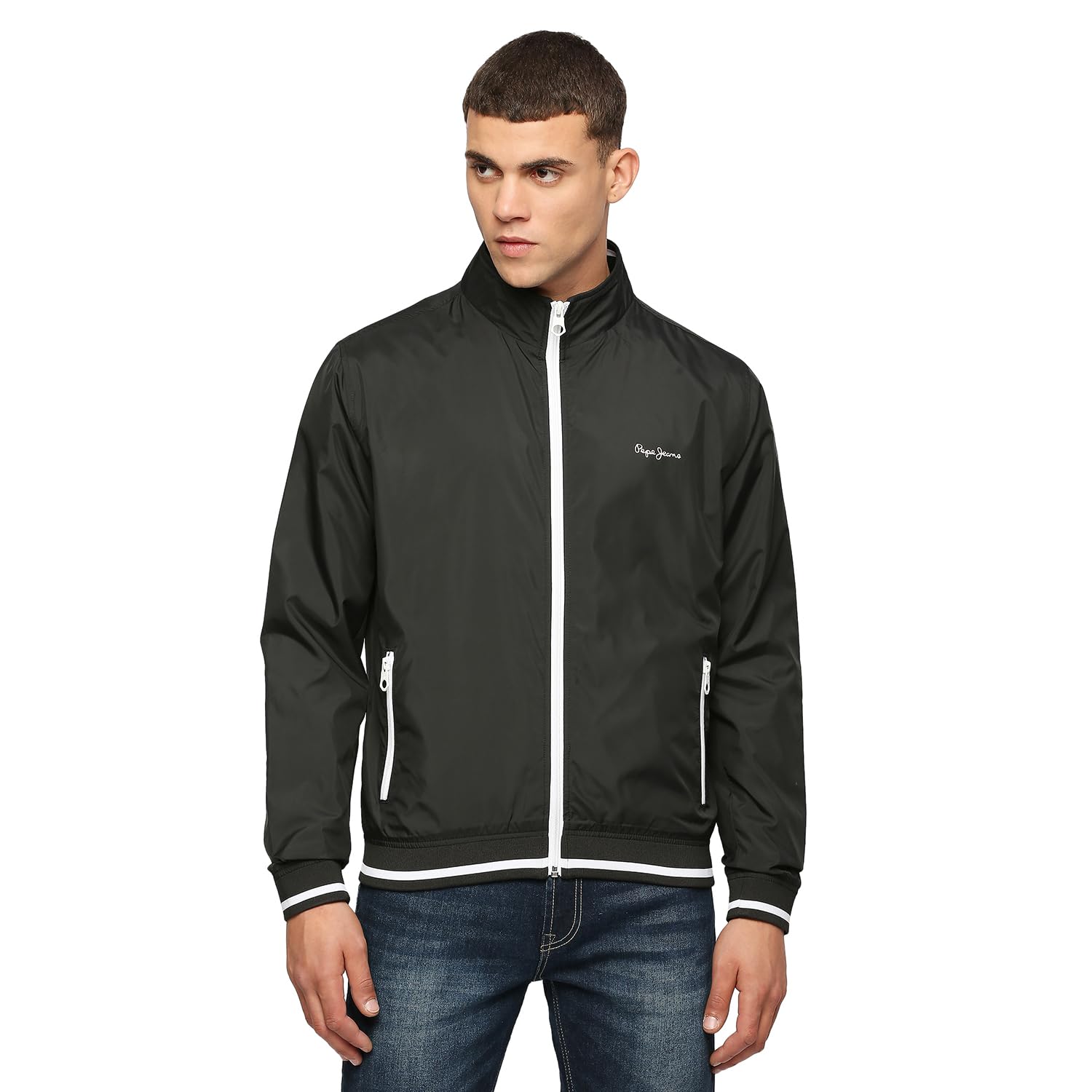 Pepe Jeans MenS A-Line Coat (Pm402867_Black