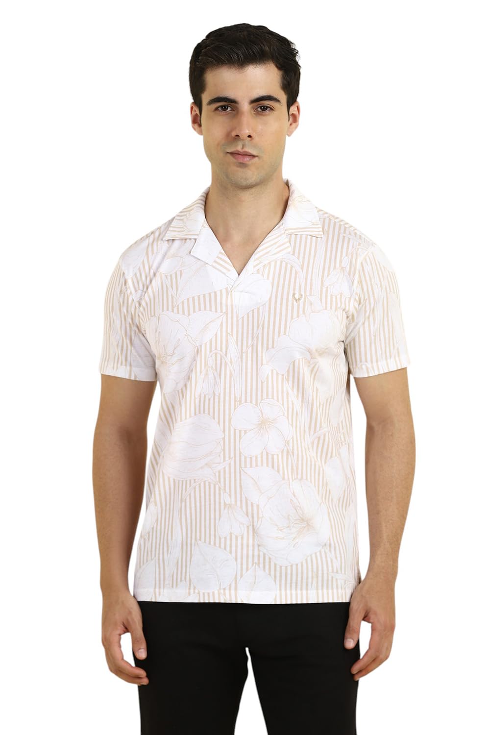 Allen Solly Men Regular Fit Casual Half Sleeve Short Sleeve T-Shirt