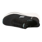 Skechers Women's Max Cushioning Elite 2.0 Vanish Hands Free Slip-Ins Sneaker, Black/Blue, 8.5