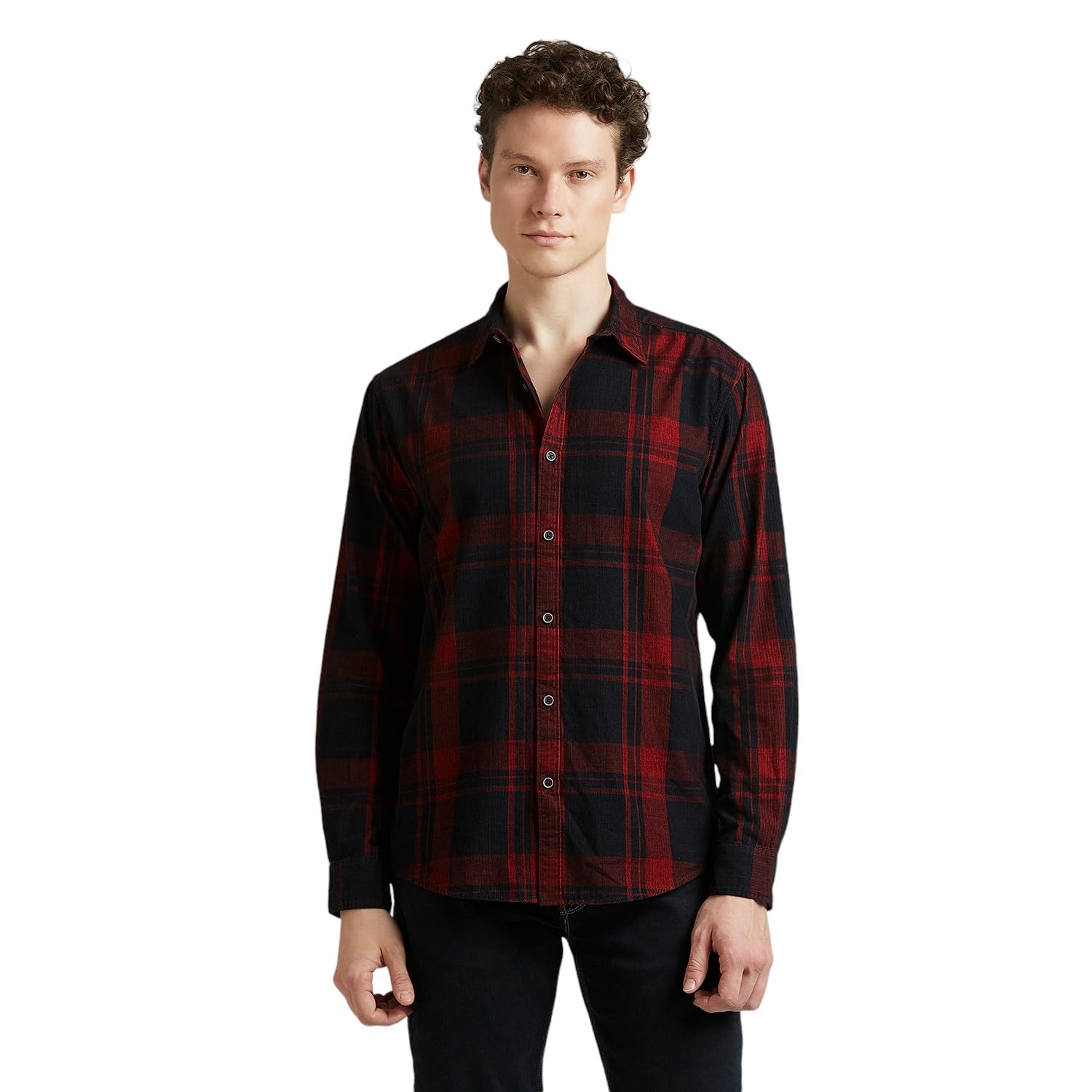 Black Check Full Sleeve Shirt