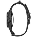 Bulova Men's Archive Series Lunar Pilot 6-Hand Chronograph Precisionist Black Ion-Plated Stainless Steel, Black NATO Strap and S