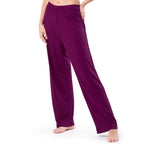 Fruit of the Loom Women's Breathable Tank Top, Pant, and Cardigan Sleep Set, Boysenberry, Medium