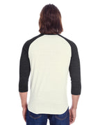 Unisex Triblend 34-Sleeve Raglan - cRM cRD BLK TRB - 3XL(D0102H7KcW8)