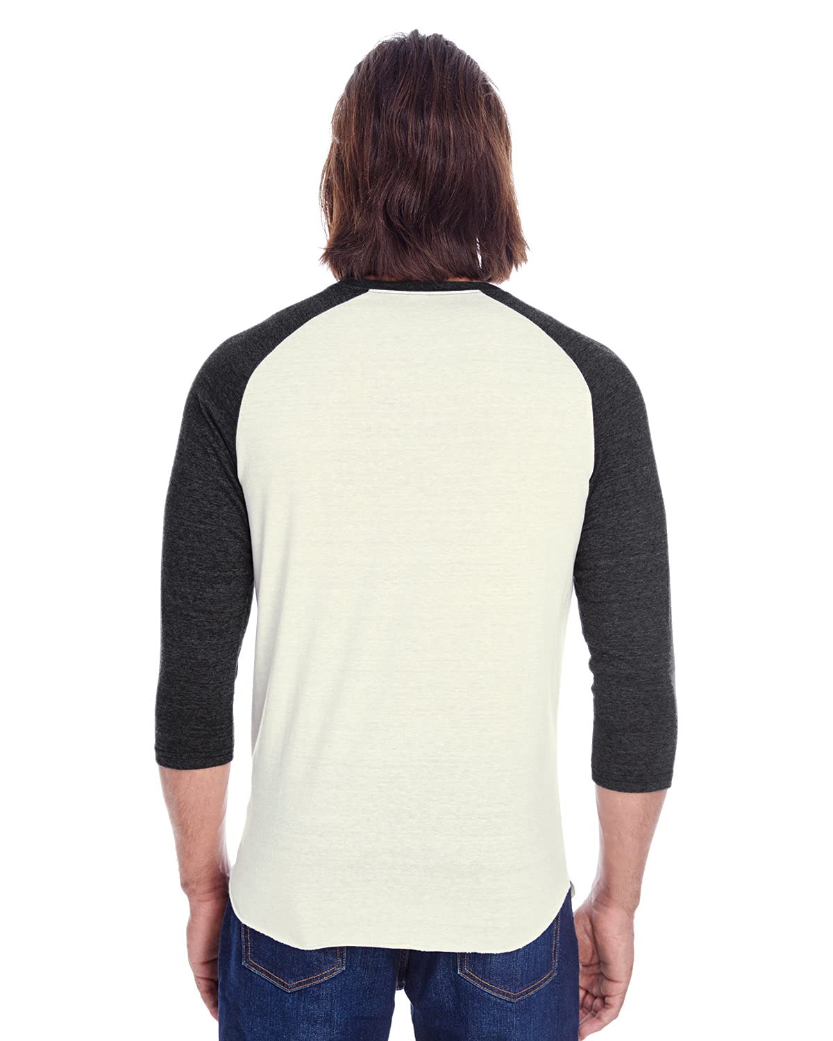 Unisex Triblend 34-Sleeve Raglan - cRM cRD BLK TRB - 3XL(D0102H7KcK6)