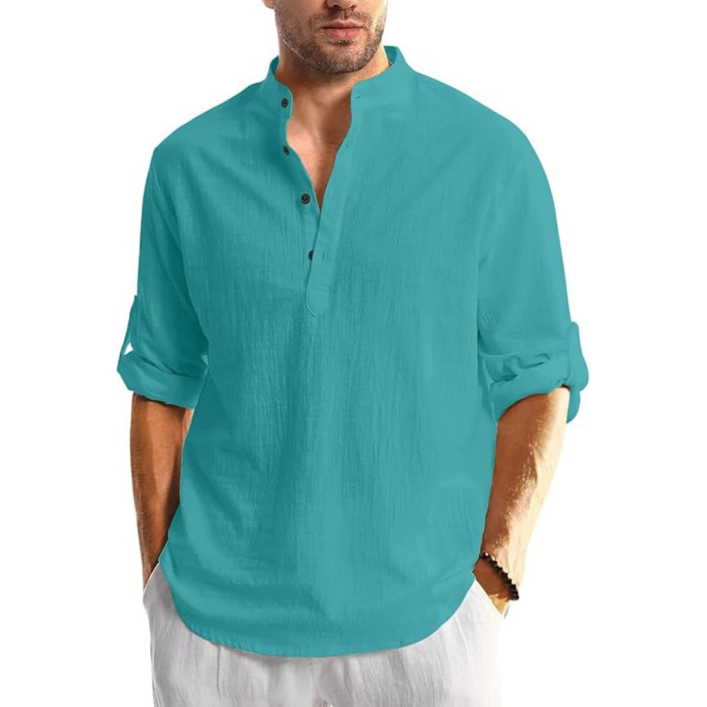 Bellstone MenS Solid Regular Fit Dress Shirt (Kurta800_Combo_Rama_White_Xl