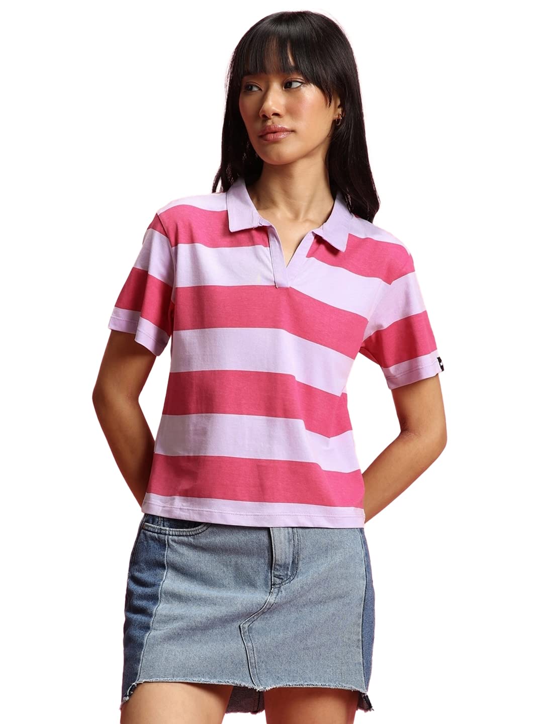 Bewakoof Women T-Shirt 1190876 Multicolor 2XL