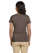 Ladies 44 oz 100% Organic cotton classic Short-Sleeve T-Shirt - BLAcK - S(D0102H7ZQWP)