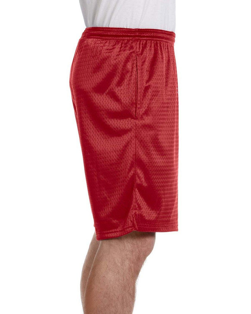 Champion Men's Long Mesh Short With Pockets Scarlet XX-Large
