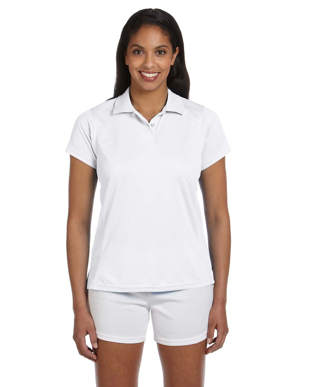 Ladies 4 oz Polytech Polo - WHITE - S(D0102H76NBJ)