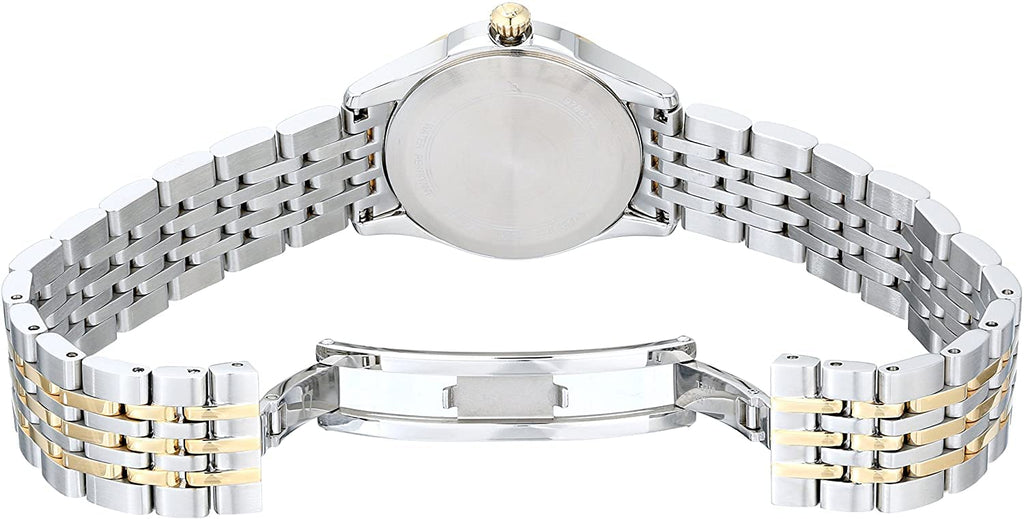 Bulova Classic Quartz Ladies Watch, Stainless Steel , Two-Tone (Model: 98M124)