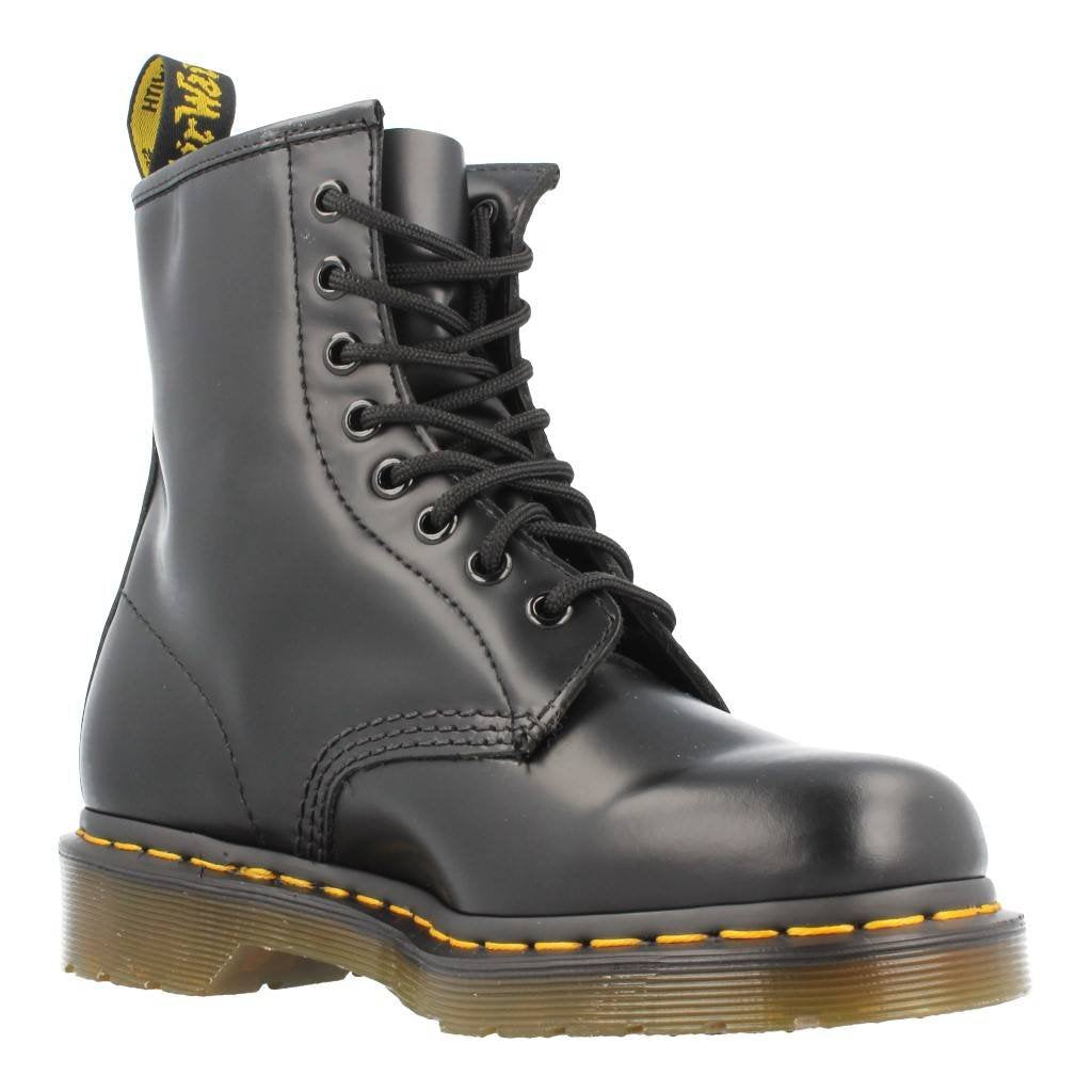 Dr. Martens Unisex 1460 Smooth Leather 8 Eye Boot, Black, 5 Women/4 Men