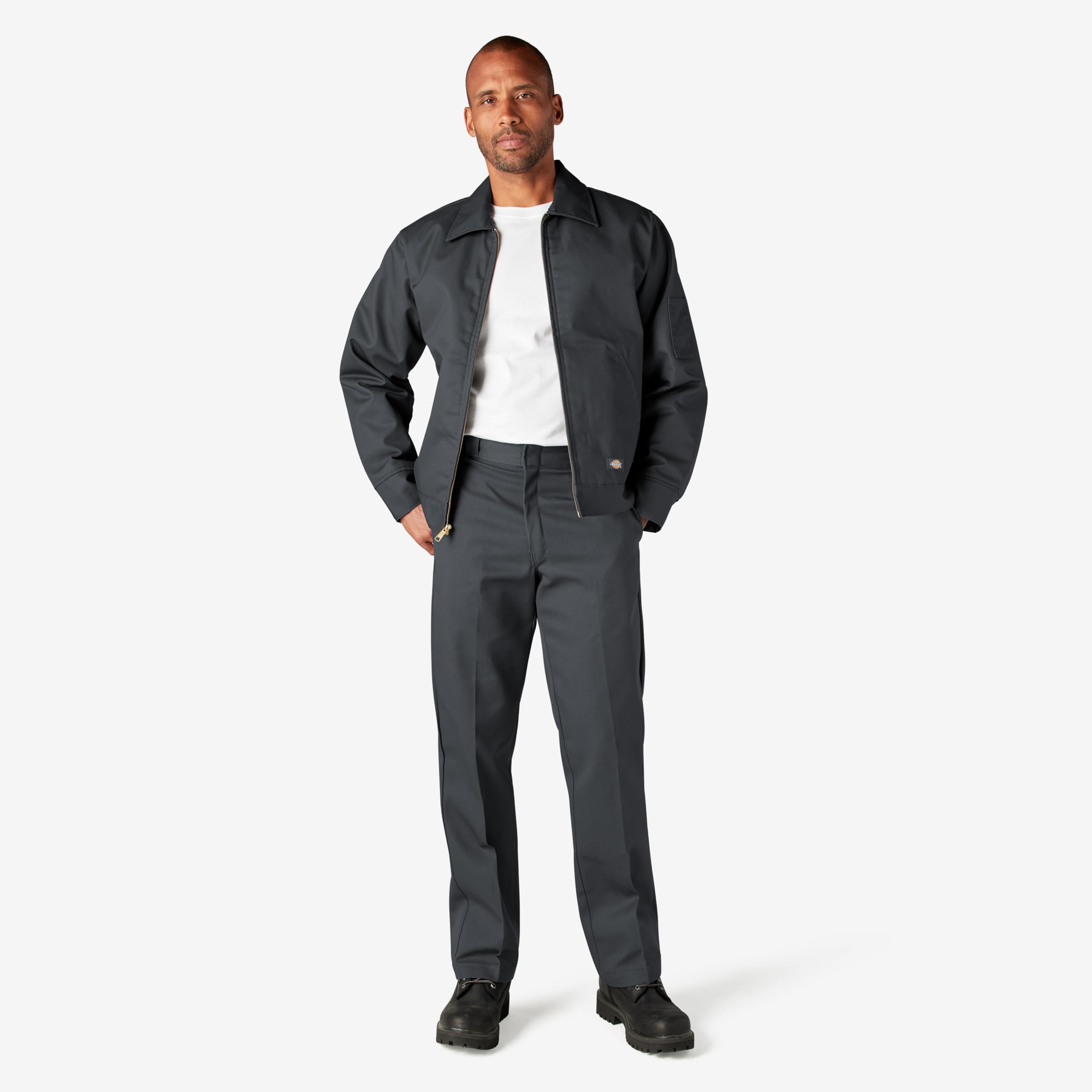 Dickies Mens Insulated Eisenhower Front-Zip Jacket,charcoal,X-LargeRegular,charcoal,X-LargeRegular