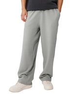 The Souled Store Ash Grey Mens and Boys Korean Fit Cotton Blend Solid Korean Joggers