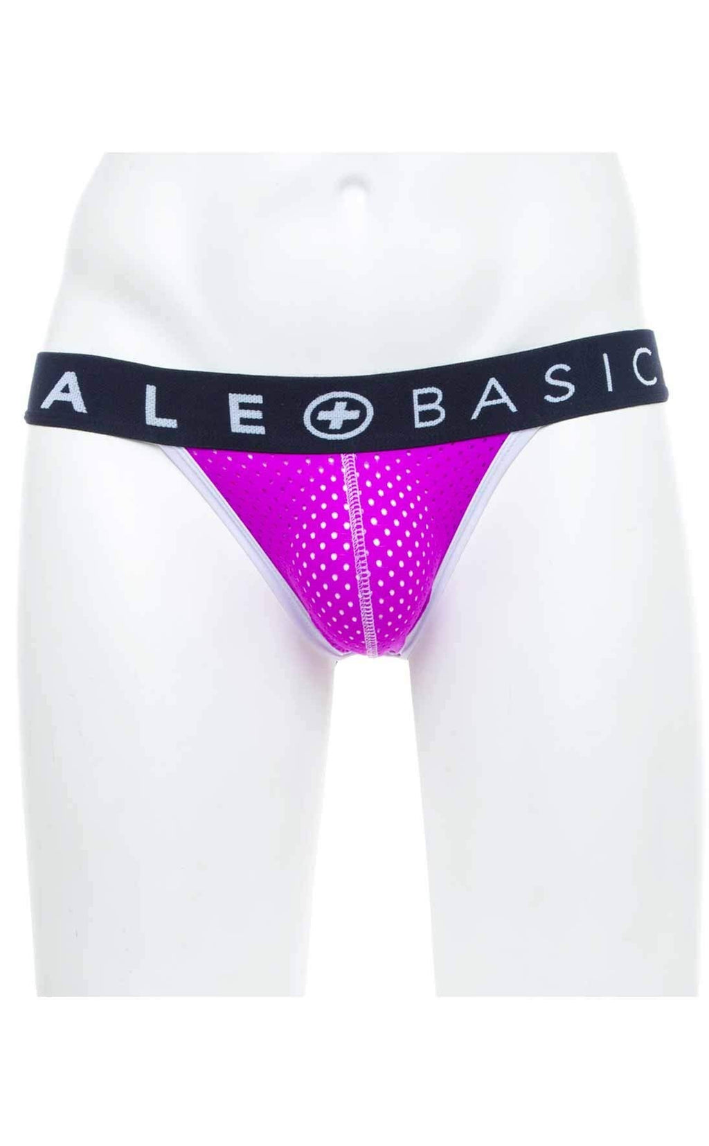 MALEBASICS Spot Jockstrap -White-