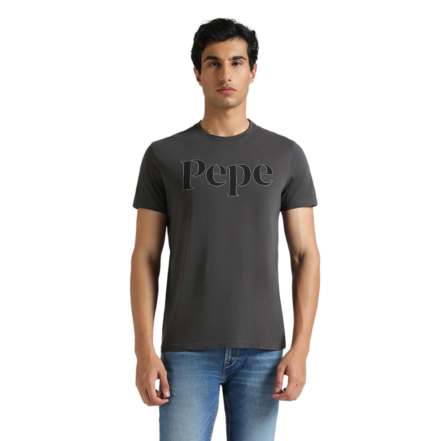 Pepe Jeans MenS Slim Fit T-Shirt (Pm509926_Thunder Grey