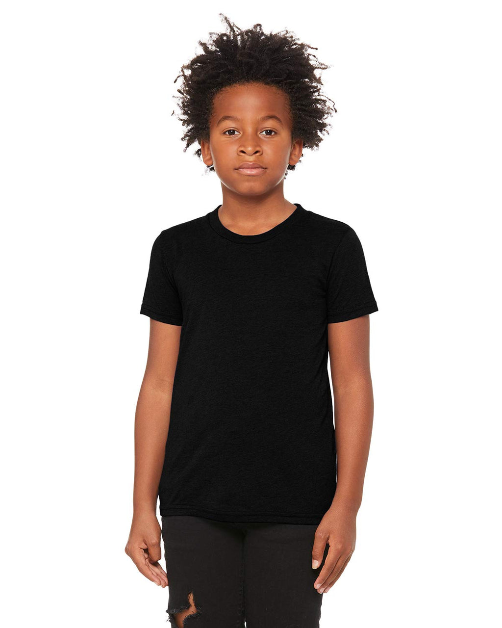 Youth Triblend Short-Sleeve T-Shirt - BLUE TRIBLEND - M(D0102H7W668)