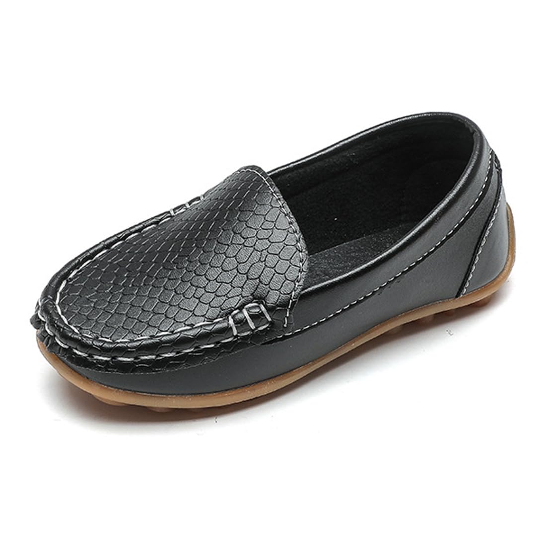 YWPENGCAI Children Casual Shoes Boys Loafers Kids Sneakers Girls Moccasins (9 Toddler, Black) 9
