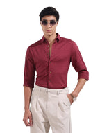 The Indian Garage Co Mens Regular Fit Textured Cutaway Collar Long Sleeves Party Sweater