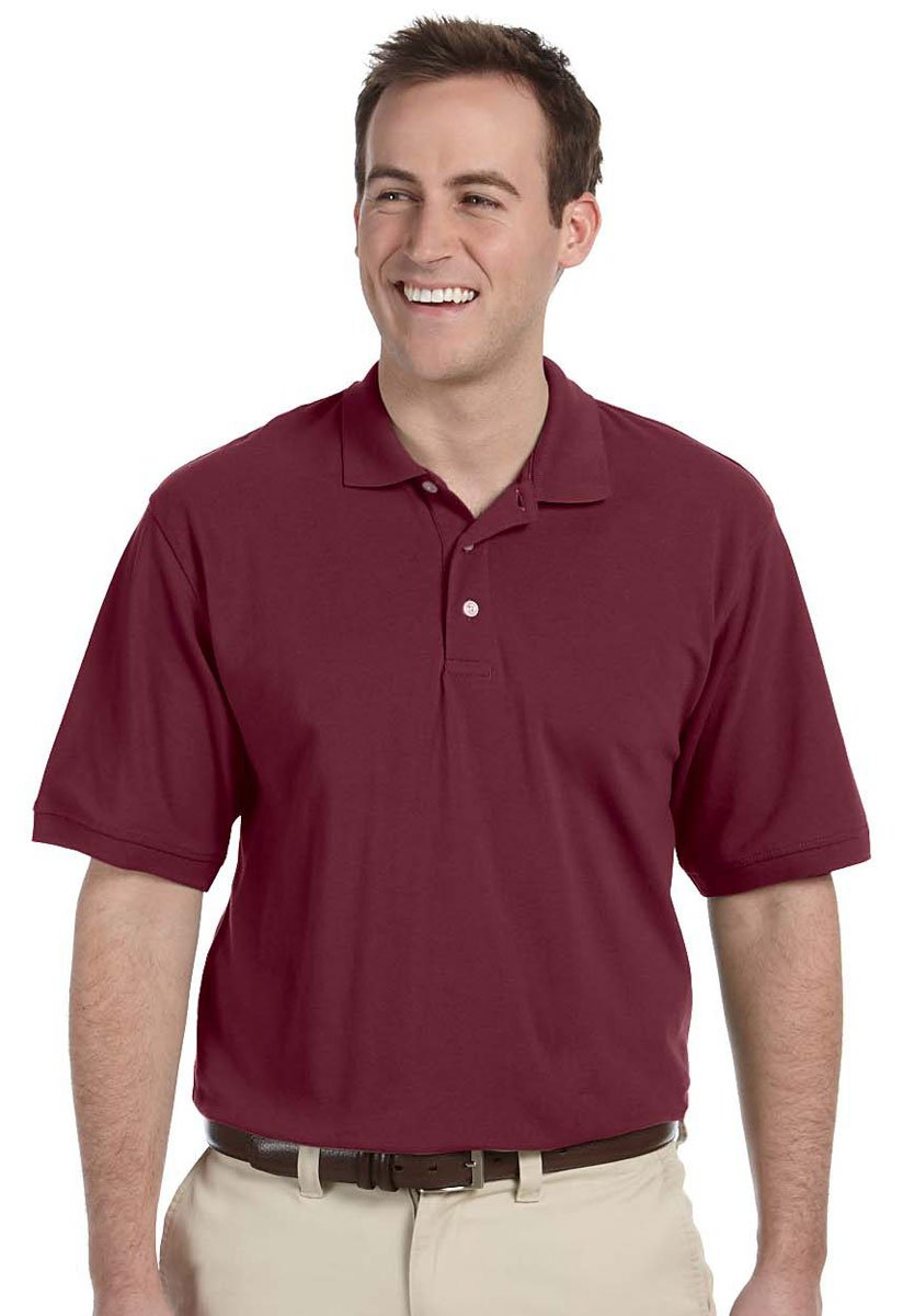 Mens 56 oz Easy BlendPolo - WHITE - XS(D0102H768MJ)