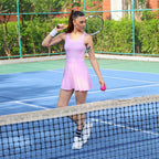 Blissclub The Do-It-All Dress | Inbuilt Shorts With Pocket | Mesh Panel | Back Opening | Silicon Lining Shorts