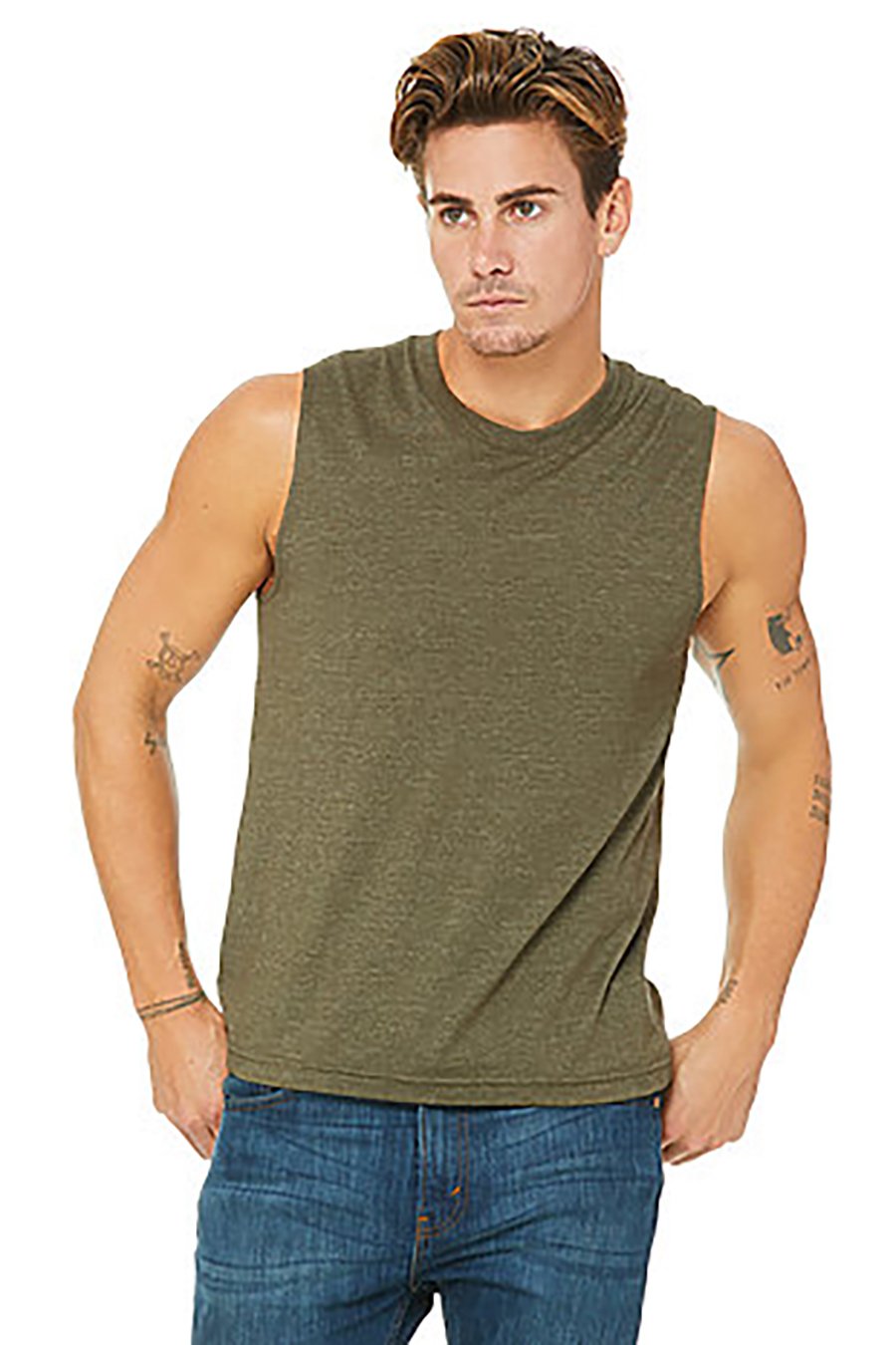 Unisex Jersey Muscle Tank - BLAcK - S(D0102H7WDE8)