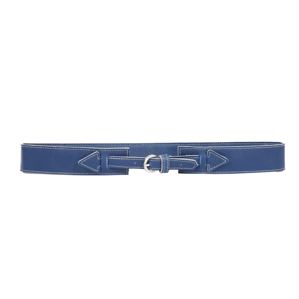 Trysco Faux Leather Women Belt For Jeans/Dresses (Waist 28/ S) (Blue) 28