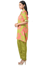 Soch Womens Muslin Kurta Set (CWS5KS10774B_Sap Green