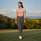 BlissClub AirMelt Joggers | Cuffed Bottom Hem | Classic Joggers Design | Adjustable Drawcord | 2 Roomy Pockets | Cool-to-Touch F