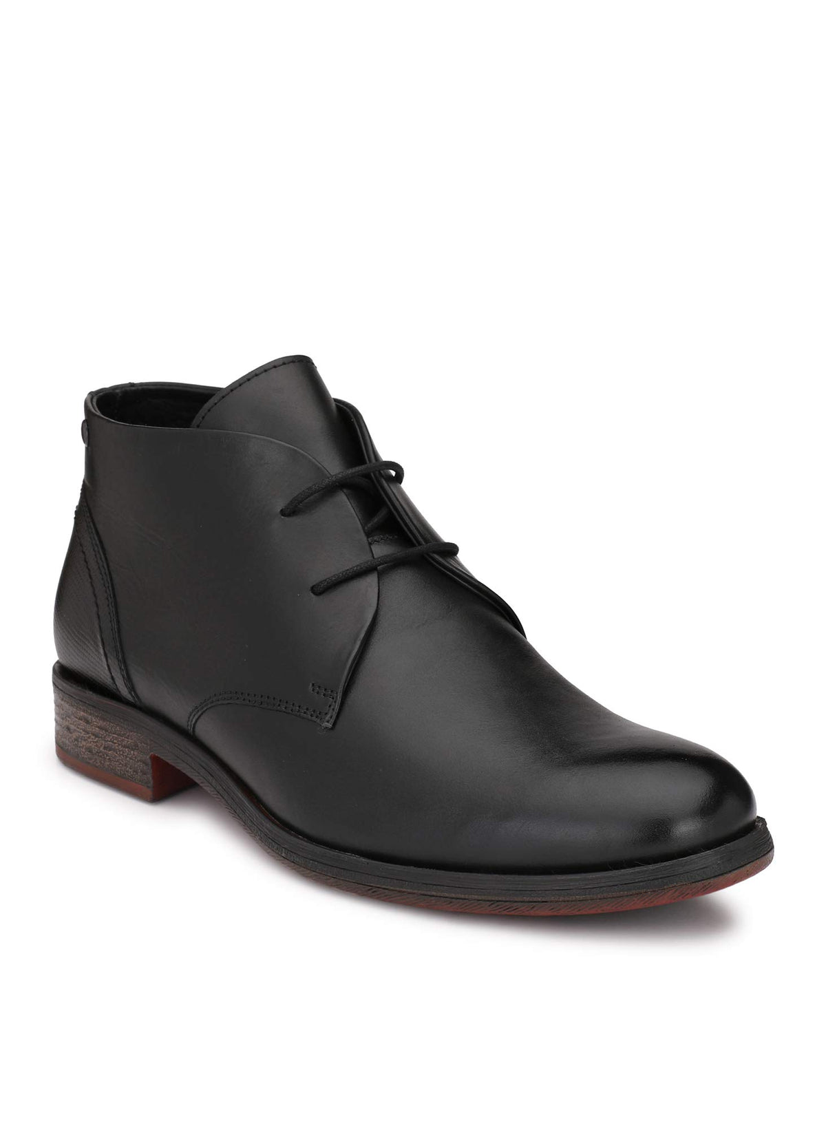 Delize Black/Brown Genuine Leather Formal Shoes for Men 7