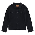 Levi's Boys' Denim Trucker Jacket, Black, L