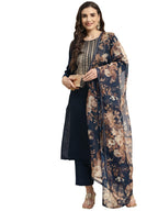 Womanista Women'S Art Silk Kurta Sets (Kurtaset_1097_Blue_S)