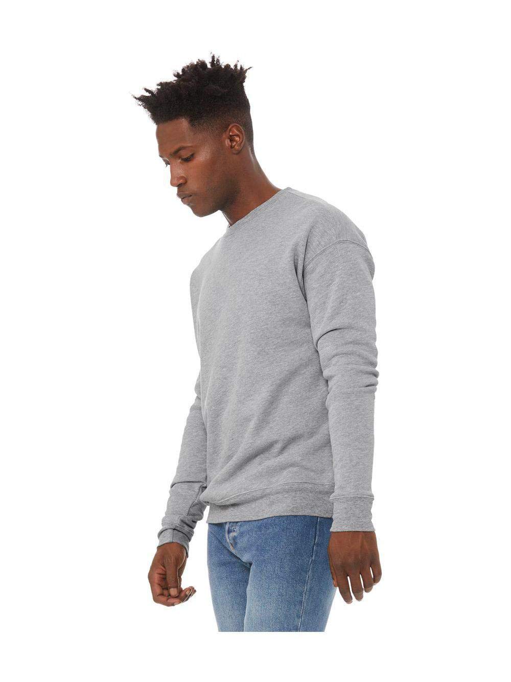 Unisex Drop Shoulder Fleece - WHITE - XS(D0102H7W9NP)